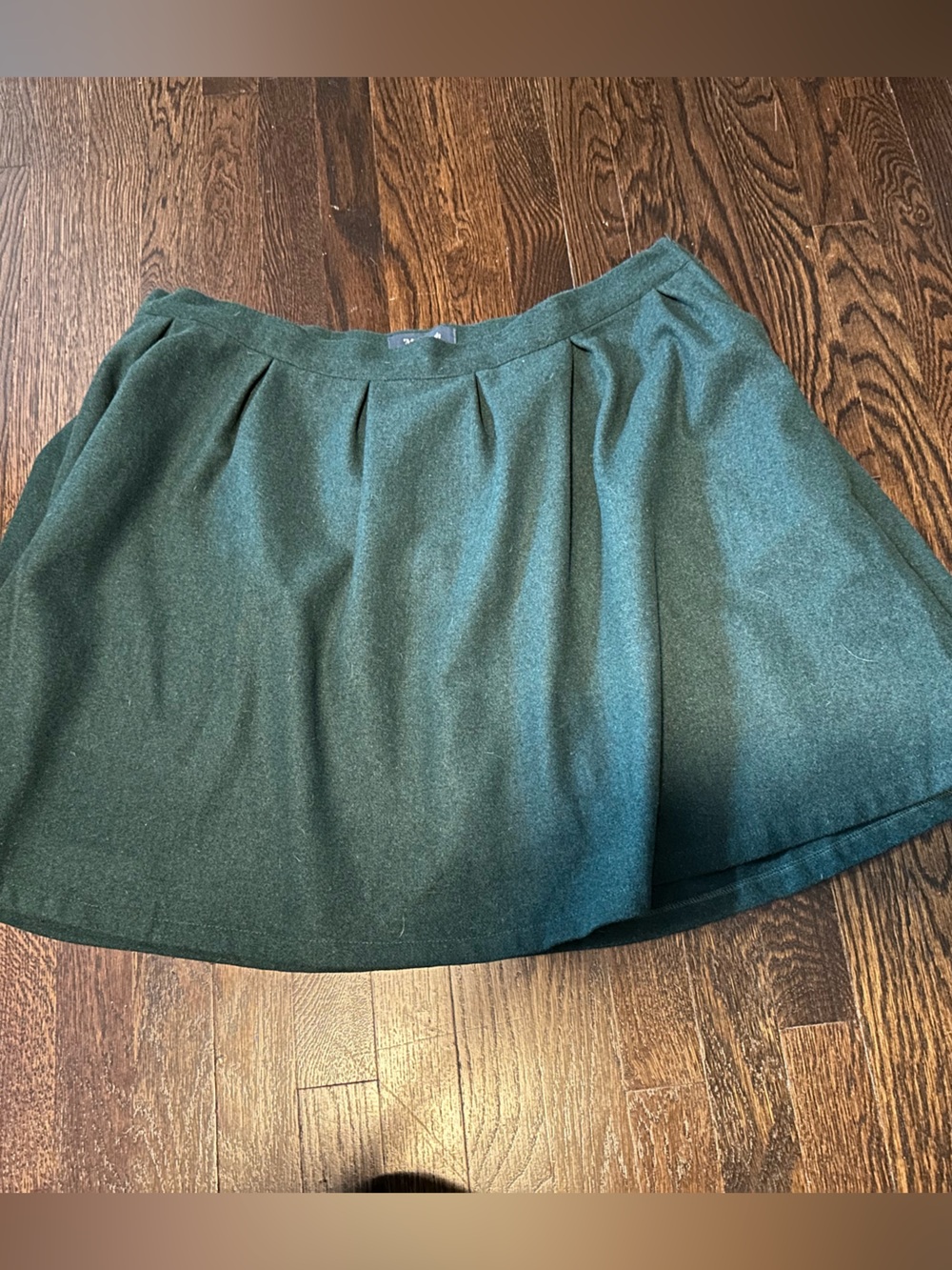 Modcloth Deep Green Circle Skirt